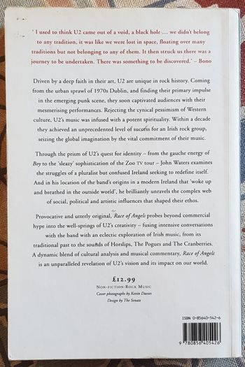 Race Of Angels: Ireland And The Genesis Of U2 by John Waters