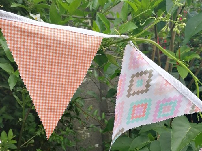 Bunting for  Garden Parties, Communions, Confirmations, Indoors