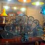 Antique brass framed mirror Image 7