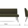Decker Bench With Back -moss Green Image 3