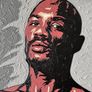 Marvellous Marvin Hagler original portrait painting Boxing one-off original Image 2