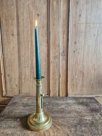 Antique brass candle stick