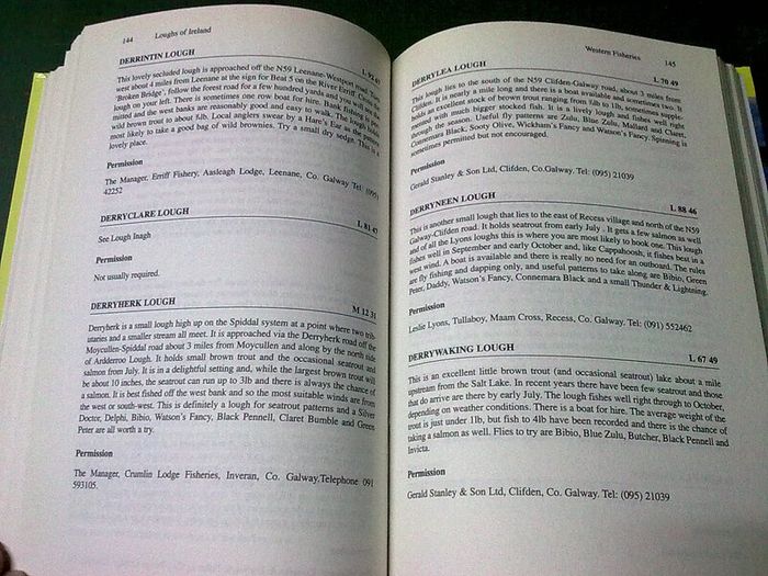Loughs of Ireland A flyfisher's guide Fishing Angling Irish lakes