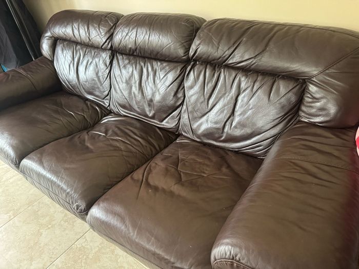 Leather sofa
