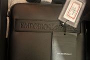 Emporio Armani genuine leather crossbody messenger bag brand new with tag