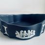 Wedgwood Black Jasperware Bowl Trinket Dish Cherub Relief Made in England Image 7