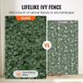 Ivy Privacy Fence, 1.5 x 2.5m Artificial Green Wall Screen, Greenery Ivy Fence with Mesh Cloth Backing and Strengthened Joint Image 4
