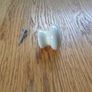 Cream Ceramic Knobs x 4 for Sale Image 4
