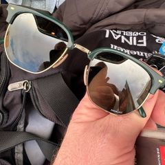 Ladies New Ray Bans green frames
