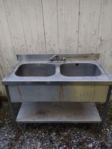 Kitchen Sink Double Basin Stainless Steel