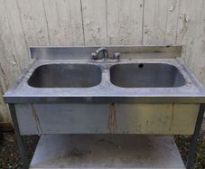Kitchen Sink Double Basin Stainless Steel