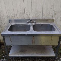 Kitchen Sink Double Basin Stainless Steel