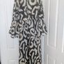 H&M print long wrap summer dress kimono size XS Image 5