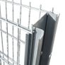 2D Gabion Fence Galvanised Steel 2.008x0.83 m 4 m (Total Length) Silver Image 10