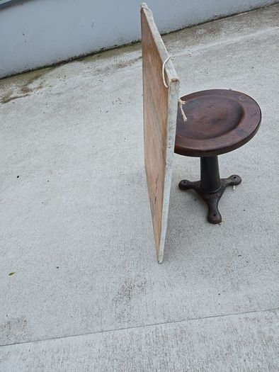Wooden industrial safety sign