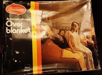 vintage sunbeam electric over blanket