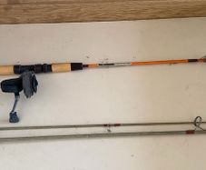 Vintage early 1970's Shakespeare Rods and Sinox Reel