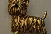 Yorkie Brooch