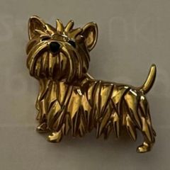 Yorkie Brooch