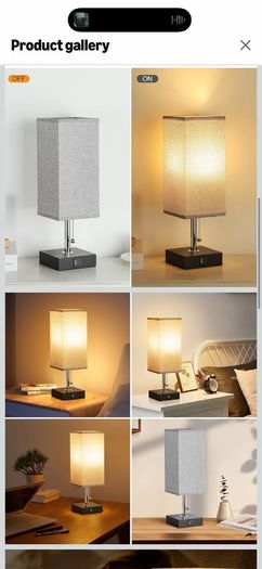 Aooshine Bedside Table Lamp