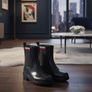 Tommy Hilfiger Signature Elastic Cleat Rain Boots Black s. 4/37 Image 2