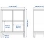 2x IKEA KALLAX Shelving Units with Underframes (White & Black) Image 3