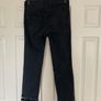 Next Black Straight Leg Jeans with Tassles Image 9