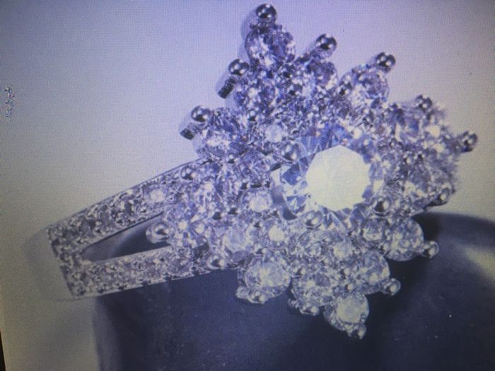 Sterling Silver Vintage Cluster Ring