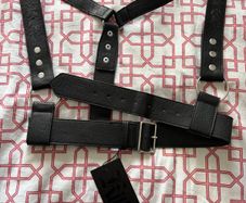 Goth style harness belt