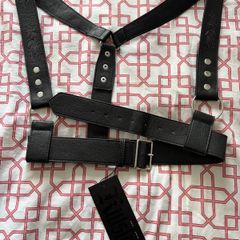 Goth style harness belt