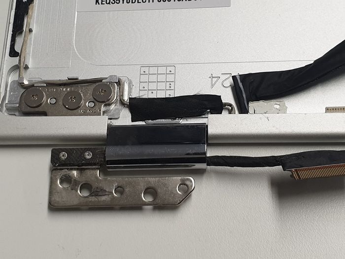 HP Spectre Pro X360 G1 Laptop Screen Back Rear Lid Cover, Hinges, Camera Cables