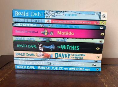 Roald Dahl Books x 9