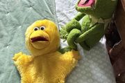 Sesame Street Big Bird and Muppets Kermit