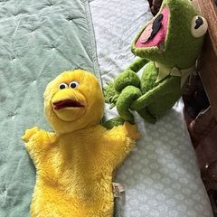 Sesame Street Big Bird and Muppets Kermit