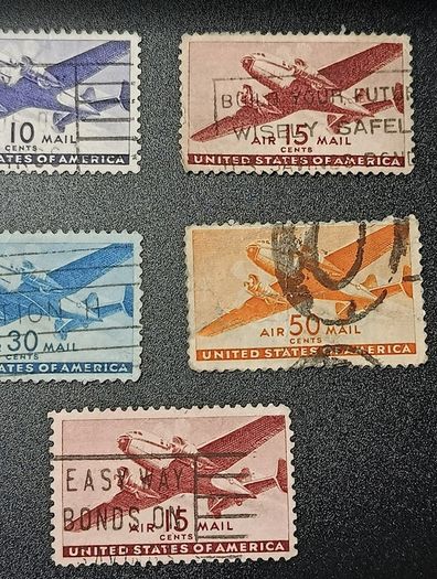 1941 1944 USA Transport Plane Airmail