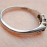 Antique Trilogy Sterling Silver Ring Image 5
