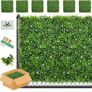 Artificial Grass Wall, 6pcs Plant Wall Panels, Boxwood Greenery Hedges, Privacy Backdrop Fence Screening, Home Garden Outdoor Wall Decoration 50 x 50cm (FREE POSTAGE) Image 3
