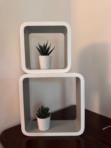 Set of Square Wall Shelves.