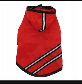 Raincoat for big dog, jacket, red poncho- new - large waterproof