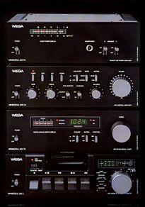 wega minisystem hifi stereo  205 pa, 205 ca, 205td