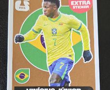 Oficial Panini FIFA World Cup 2026 Extra Stickers - Vini Jr Bronze