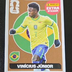 Oficial Panini FIFA World Cup 2026 Extra Stickers - Vini Jr Bronze
