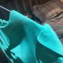 Bright green dress Image 7