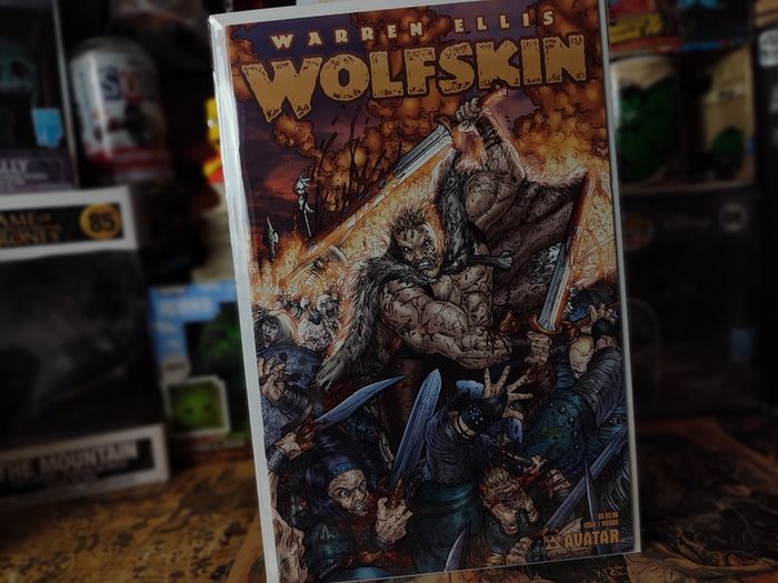 Wolfskin ! First Issue ! Vicious Variant Cover ! by Warren Ellis ! 2006 ! By Avatar Press !