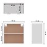 8 Piece Kitchen Cabinet Set High Gloss White Chipboard Image 10