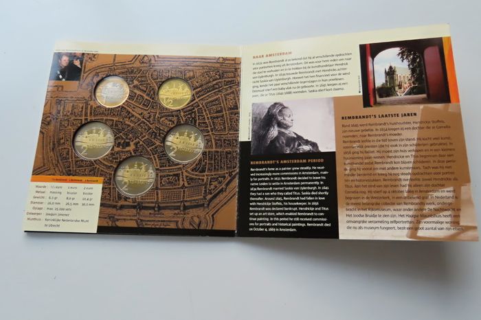 Rembrandt BUNC special coins set - Royal Dutch Mint 2006