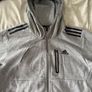Adidas Grey Full-Zip Hoodie M Image 2