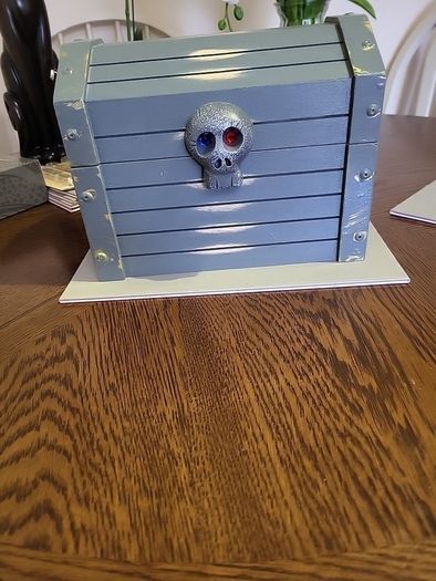 Pirates chest wooden box