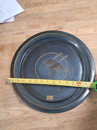 Louis Mulcahy handmade pottery plate