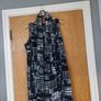 Navy Dress & Scarf.     S.14.  NEW  - No Tag. Image 4